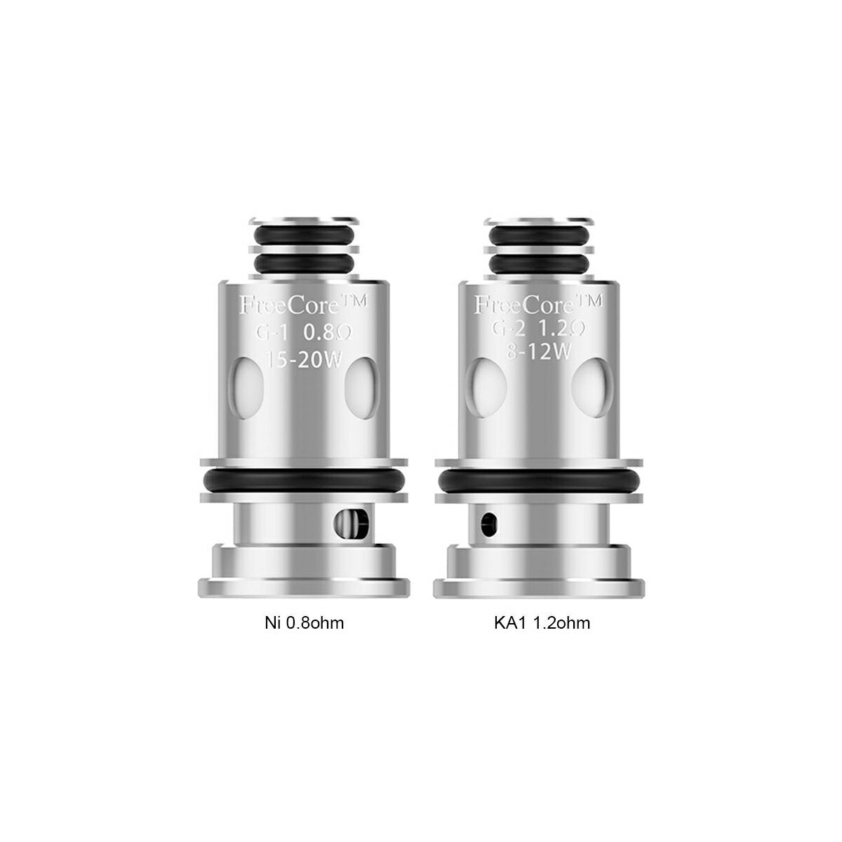 VapeflyFreeCoreGGalaxiesAirTank対応交換用コイル5個入0.8Ω/1.2Ωベイプフライフリーコアギャラクシーエアタンク本体リキッド爆煙禁煙ニコチンゼロシーシャ持ち運びおすすめmtlKit