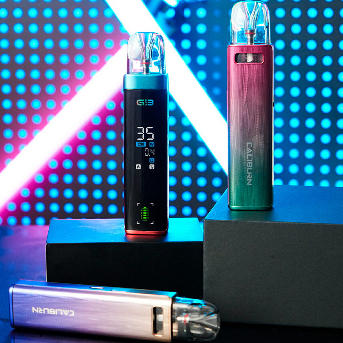 【エントリーでP20倍】UwellCaliburnG3ProPodKit1000mAh3mlポッド型スターターキットユーウェルカリバーンプロ電子タバコベイプリ本体爆煙禁煙節煙水蒸気ニコチン0シーシャ持ち運びスリムおすすめGPPmtlvape