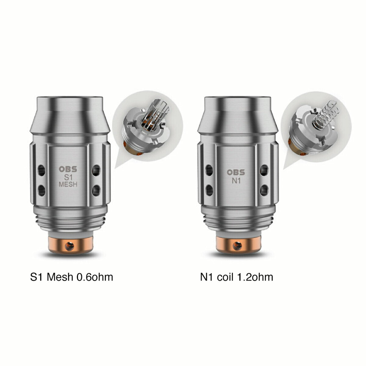 OBSCubeMini交換用コイル5個入キューブミニSubtank電子タバコ電子たばこVape