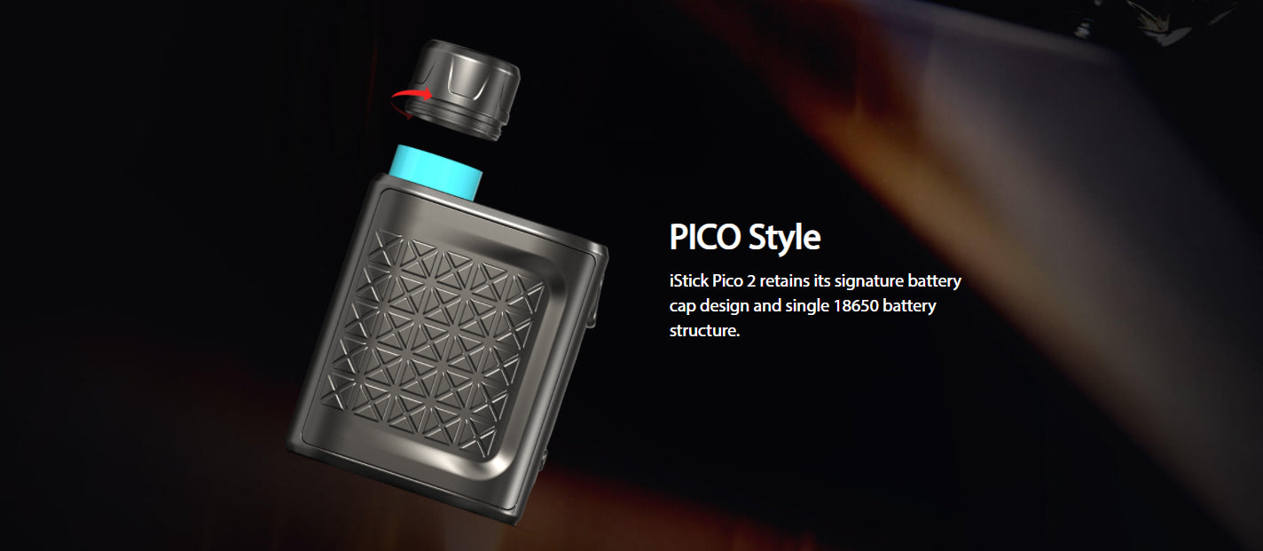 【送料無料】Eleaf iStick Pico 2 MOD イーリーフ アイスティック ピコ モッド 電子たばこ 電子タバコ Vape 510規格 スレッド カートリッジ アトマイザー