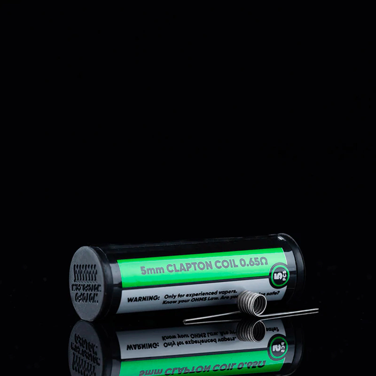 Wotofo 5mm ID Dual Core Clapton Prebuilt Coils Ni80 0.65Ω (2×26GA+38GA) 5個入 ウォトフォ プリビルドコイル クラプトン ニクロム80 電子タバコ 電子たばこ vape