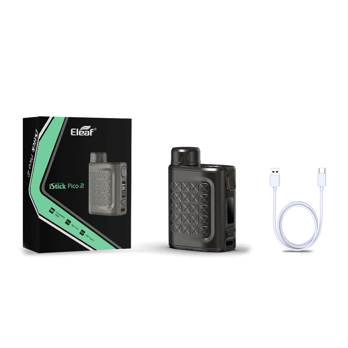 【送料無料】Eleaf iStick Pico 2 MOD イーリーフ アイスティック ピコ モッド 電子たばこ 電子タバコ Vape 510規格 スレッド カートリッジ アトマイザー