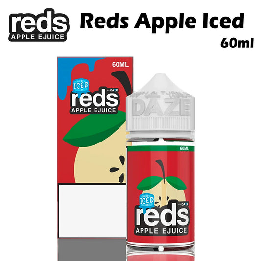 7Daze Reds Apple EJuice / Reds Apple Iced 60ml アップル アメリカ産 リキッド 電子タバコ 電子たばこ Vape レッズ アイス りんご 7Daze