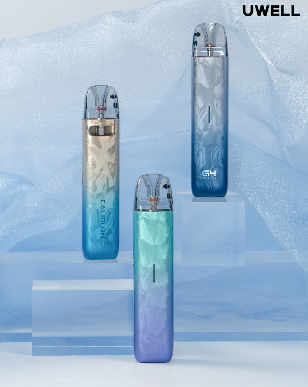 UwellCaliburnG4MiniPodKit1100mAh3mlポッド型スターターキットユーウェルカリバーン電子たばこ電子タバコベイプリキッド爆煙禁煙ニコチンゼロタールニコチン0水蒸気電子シーシャ持ち運びおすすめkokomtlvape