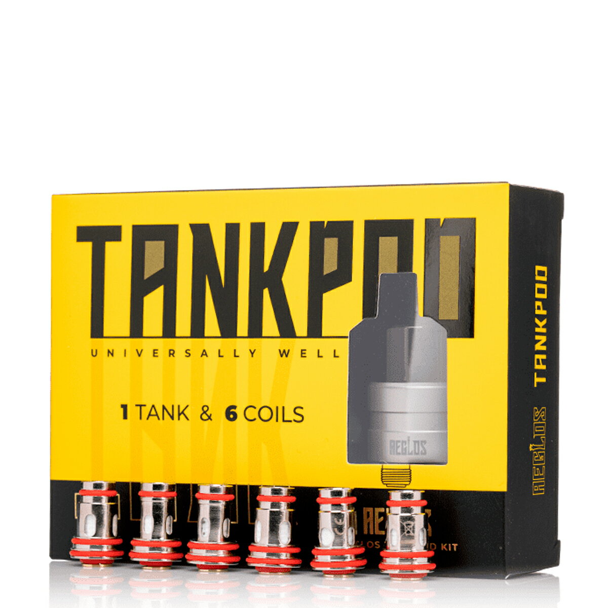 UwellAeglosTankPod4.5mlコイル6種類付き510規格アトマイザーユーウェルイグロスポッドタンクP1H2Kit電子タバコ電子たばこベイプVape
