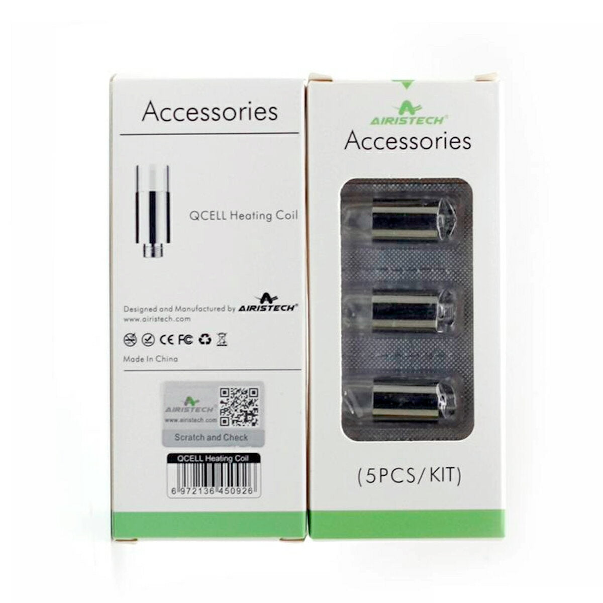 AiristechAirisQuaser交換用コイル5個ワックス専用ヴェポライザーwaxcbdアイリスクエーサー