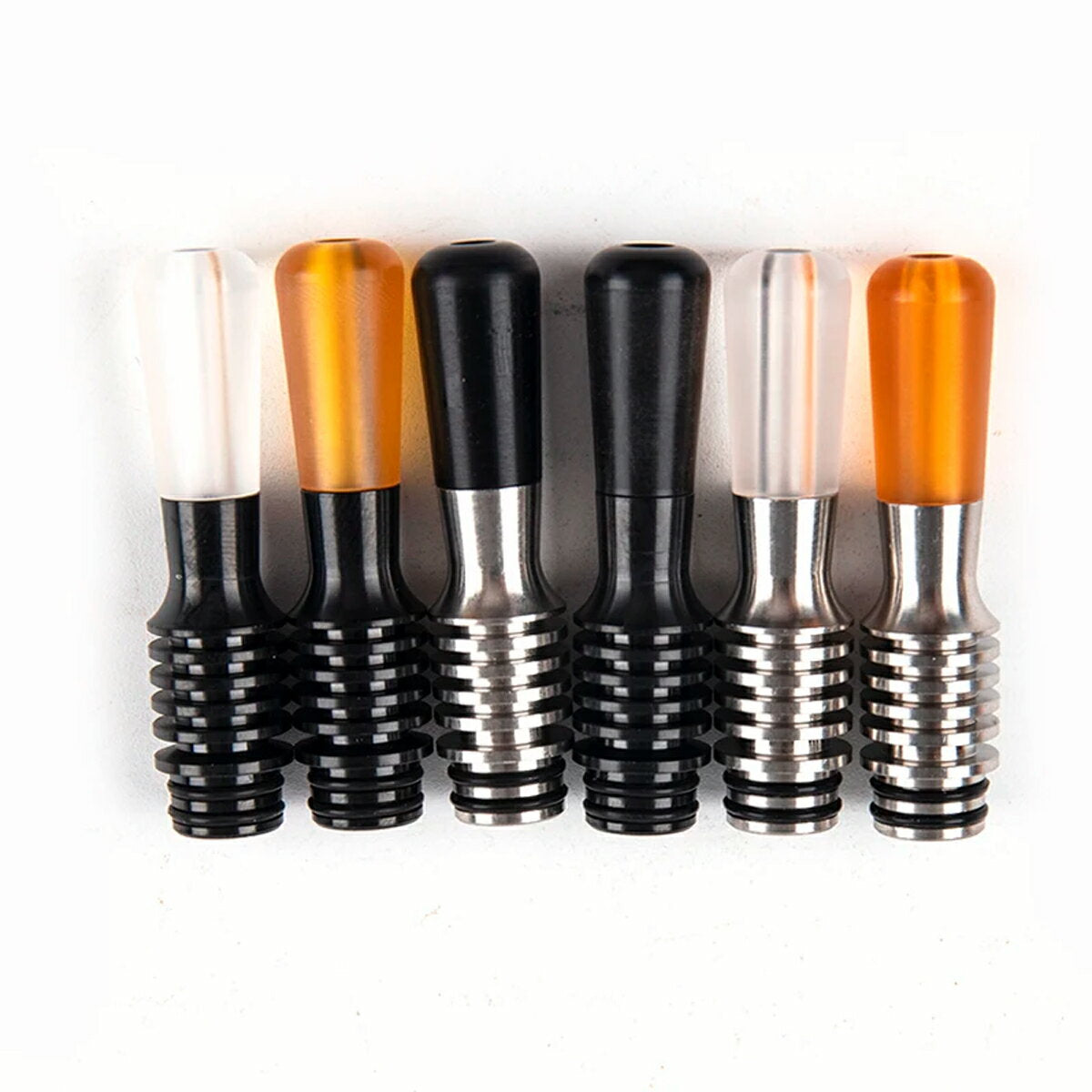 ステンレスベースMTLロングドリップチップ44mm510ステンレススチール製ドリチ電子タバコ電子たばこベイプVape