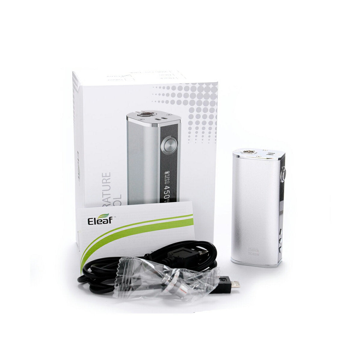 【送料無料あす楽】EleafiStickTC40WMODテクニカルモッドイーリーフアイスティックCBDCBNCBG510スレッド規格カートリッジ電子タバコ電子たばこvape