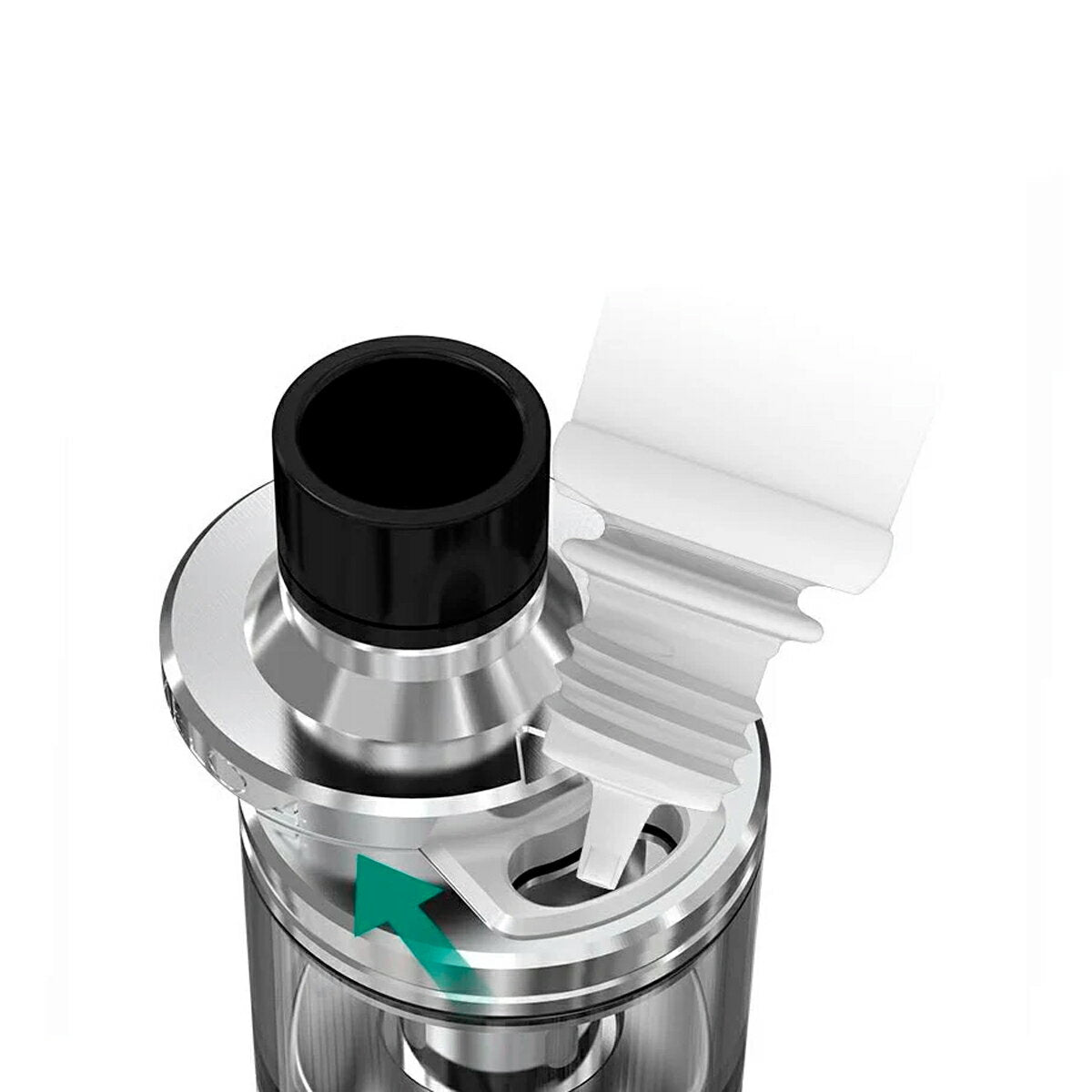 EleafMELO4D25アトマイザー4.5ml25mmイーリーフメロアトマイザークリアロマイザータンクコイル交換式510接続電子タバコベイプ本体リキッド爆煙禁煙ニコチンゼロ持ち運びmtldldtlvape