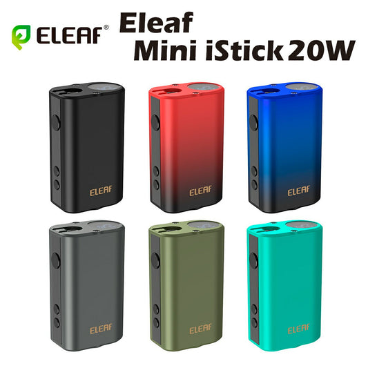 EleafMiniiStick20WMODイーリーフミニアイスティックテクニカルモッド510スレッド規格低電圧本体バッテリーベイプ高濃度アトマイザーカートリッジ電子タバコ電子たばこヴェポライザーvvvapethcフリーcbdcbgcbncbccbt正規品