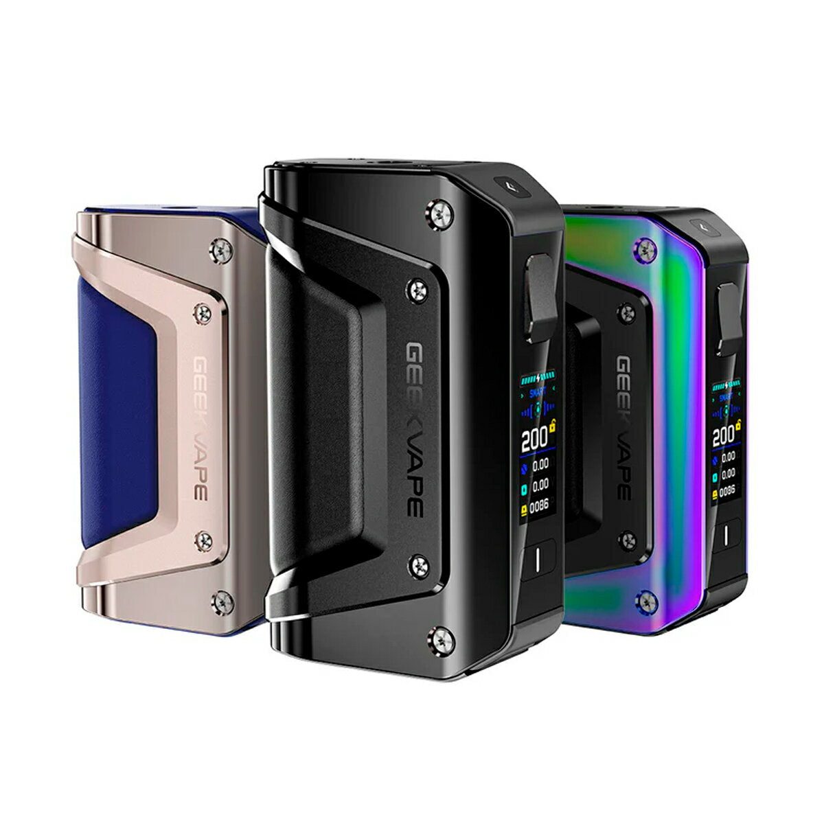 GeekvapeL200III(AegisLegend3)MOD200Wテクニカルモッドギークベイプイージスレジェンド電子タバコ電子たばこベイプ本体超爆煙耐衝撃ショックレジスタントgeekvape