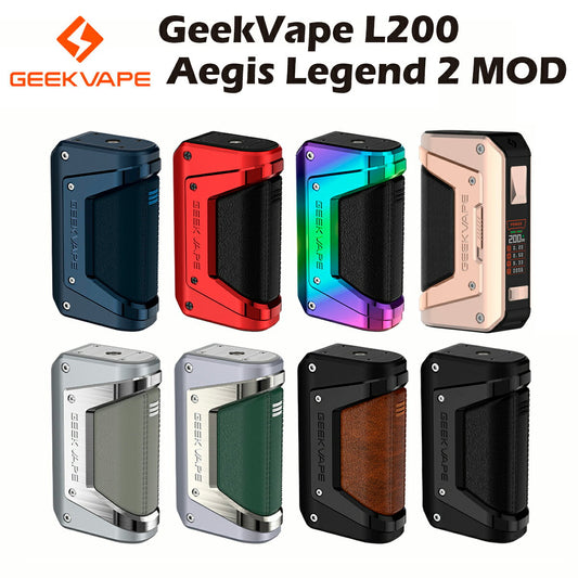 GeekvapeL200(AegisLegend2)MOD200Wテクニカルモッドギークベイプイージスレジェンド電子タバコ電子たばこベイプ本体耐衝撃ショックレジスタントgeekvape正規品