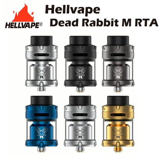 HellvapeDeadRabbitMRTA3mlメッシュコイル対応リビルダブルアトマイザーヘルベイプデッドラビットエムタンク電子たばこ電子タバコベイプシングルコイルビルド超爆煙Vapetankatomizer正規品