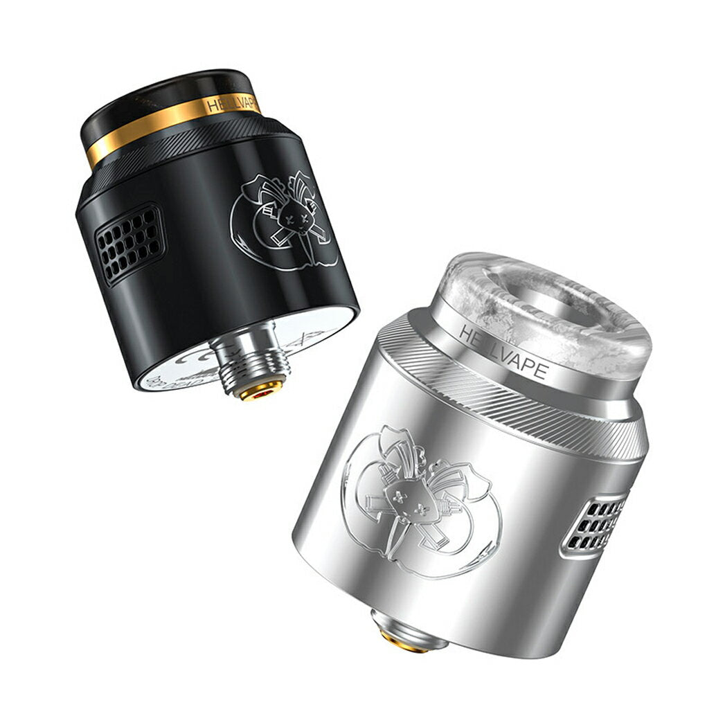 HellvapeDropDead2RDA24mmアトマイザースコンカー対応リビルダブルヘルベイプドロップデッドラビット510接続電子たばこ電子タバコベイプ本体リキッド爆煙禁煙ニコチンゼロシーシャrabbitdtldlvape