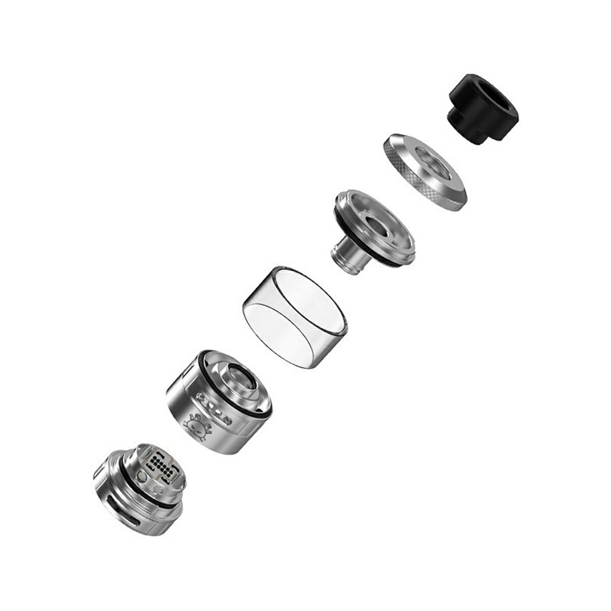 HellvapeFatRabbitRTA5.5mlリビルダブルアトマイザーヘルベイプファットラビットソロタンク超爆煙電子たばこ電子タバコベイプシングルコイルビルドVapedeadatomizer