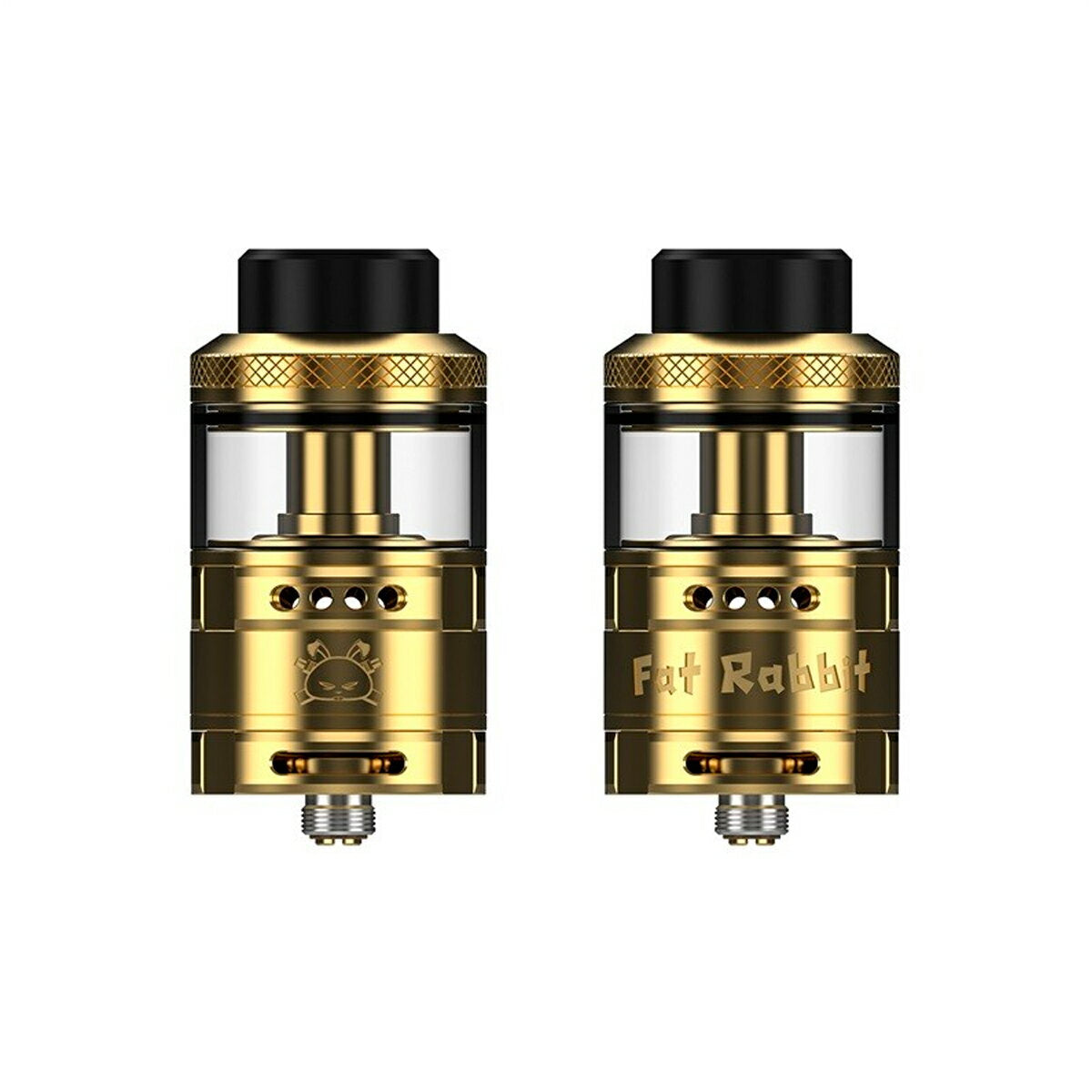 HellvapeFatRabbitRTA5.5mlリビルダブルアトマイザーヘルベイプファットラビットソロタンク超爆煙電子たばこ電子タバコベイプシングルコイルビルドVapedeadatomizer