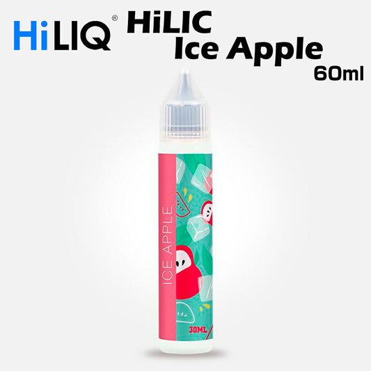 HiLIQ/IceApple60mlアイスアップルハイリクリキッド電子タバコVAPEベイプボトル大容量ニコチン0mgニコチンゼロ清涼剤本体禁煙減煙水蒸気ベイプ
