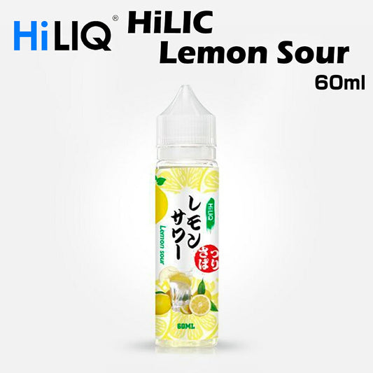 HiLIQ/LemonSour60mlレモンサワーハイリクリキッド電子タバコVAPEベイプボトル大容量ニコチン0mgニコチンゼロ清涼剤本体禁煙減煙水蒸気ベイプ
