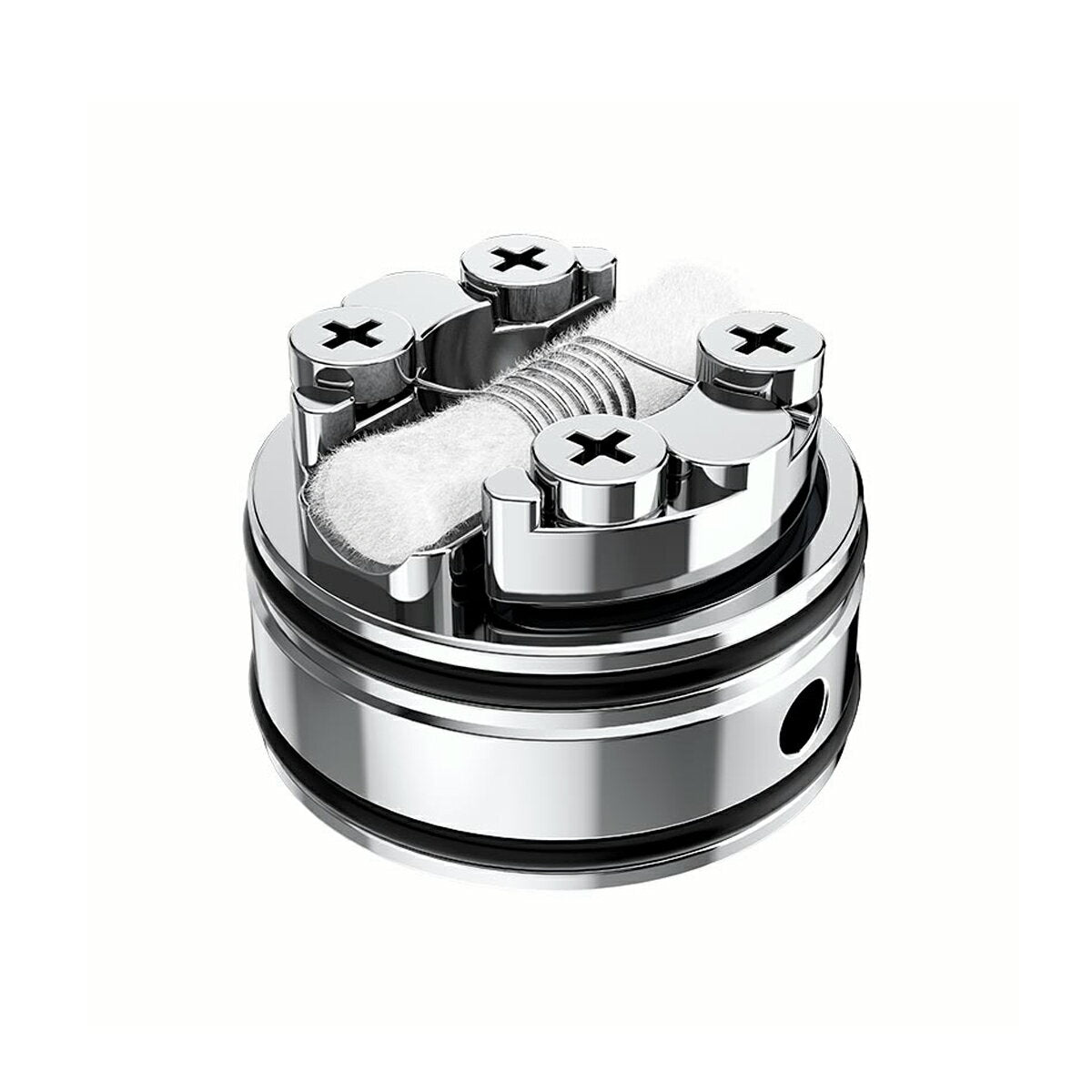 VapeflyAlberichMTLRTATank3/4mlベイプフライアルベリッヒアトマイザータンクリブルダブル510接続電子たばこ電子タバコベイプ本体リキッド爆煙禁煙ニコチンゼロタールニコチン0水蒸気電子シーシャ持ち運びおすすめmtlvape