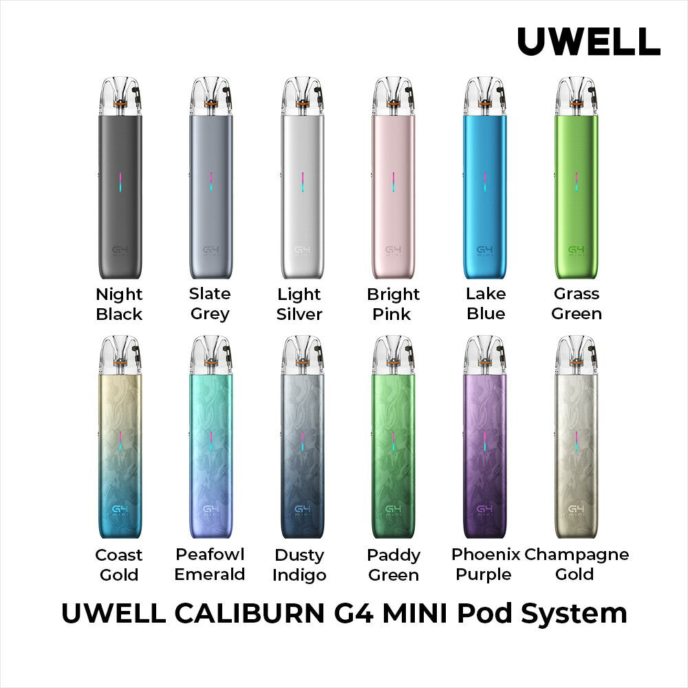 UwellCaliburnG4MiniPodKit1100mAh3mlポッド型スターターキットユーウェルカリバーン電子たばこ電子タバコベイプリキッド爆煙禁煙ニコチンゼロタールニコチン0水蒸気電子シーシャ持ち運びおすすめkokomtlvape