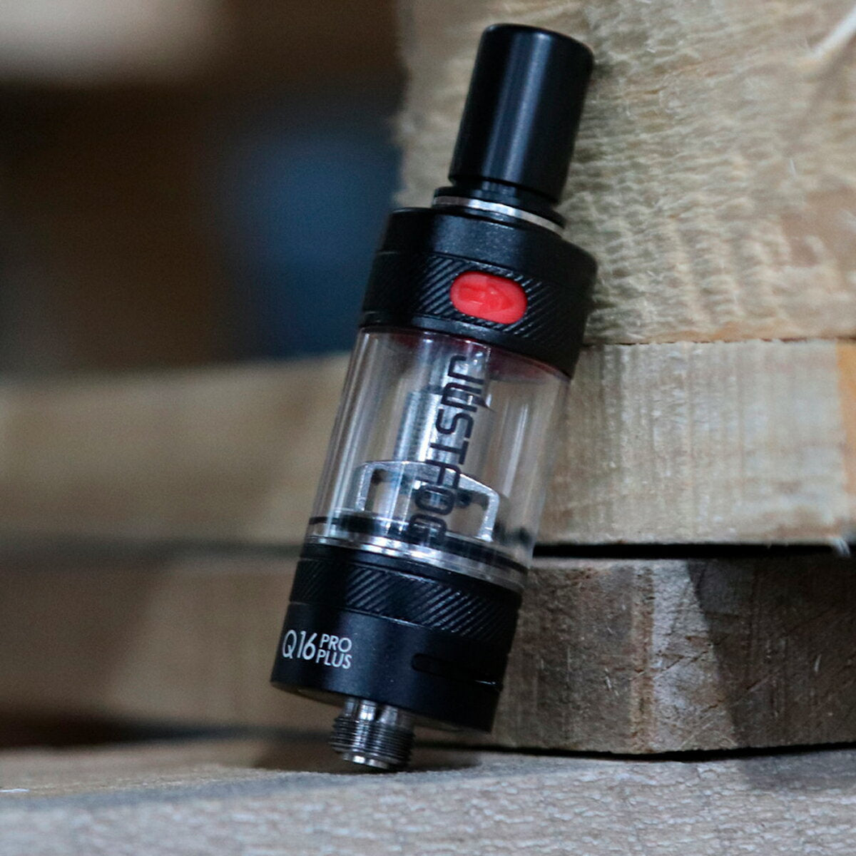 JUSTFOGQ16ProPlusアトマイザータンクジャストフォグクリアロマイザーリキッド容量3ml電子タバコ電子たばこベイプ510スレッドvapemtldtl