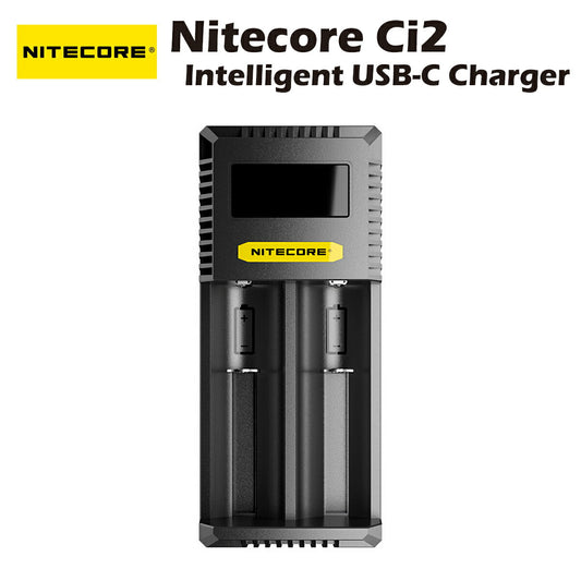NitecoreCi2IntelligentUSB-CChargerバッテリー充電器ナイトコア電子タバコ電子たばこベイプモッドスターターキット内蔵充電可本体modVapeフラッシュライトヘッドライド懐中電灯正規品