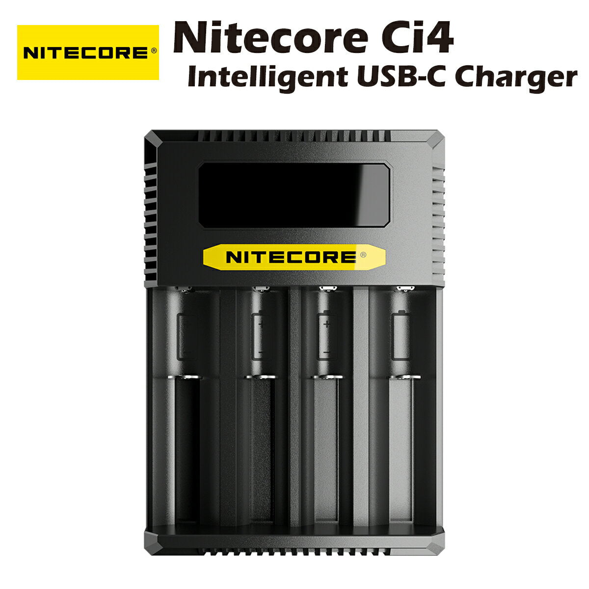 NitecoreCi4IntelligentUSB-CChargerバッテリー充電器ナイトコア電子タバコ電子たばこベイプモッドスターターキット内蔵充電可本体modVapeフラッシュライトヘッドライド懐中電灯正規品
