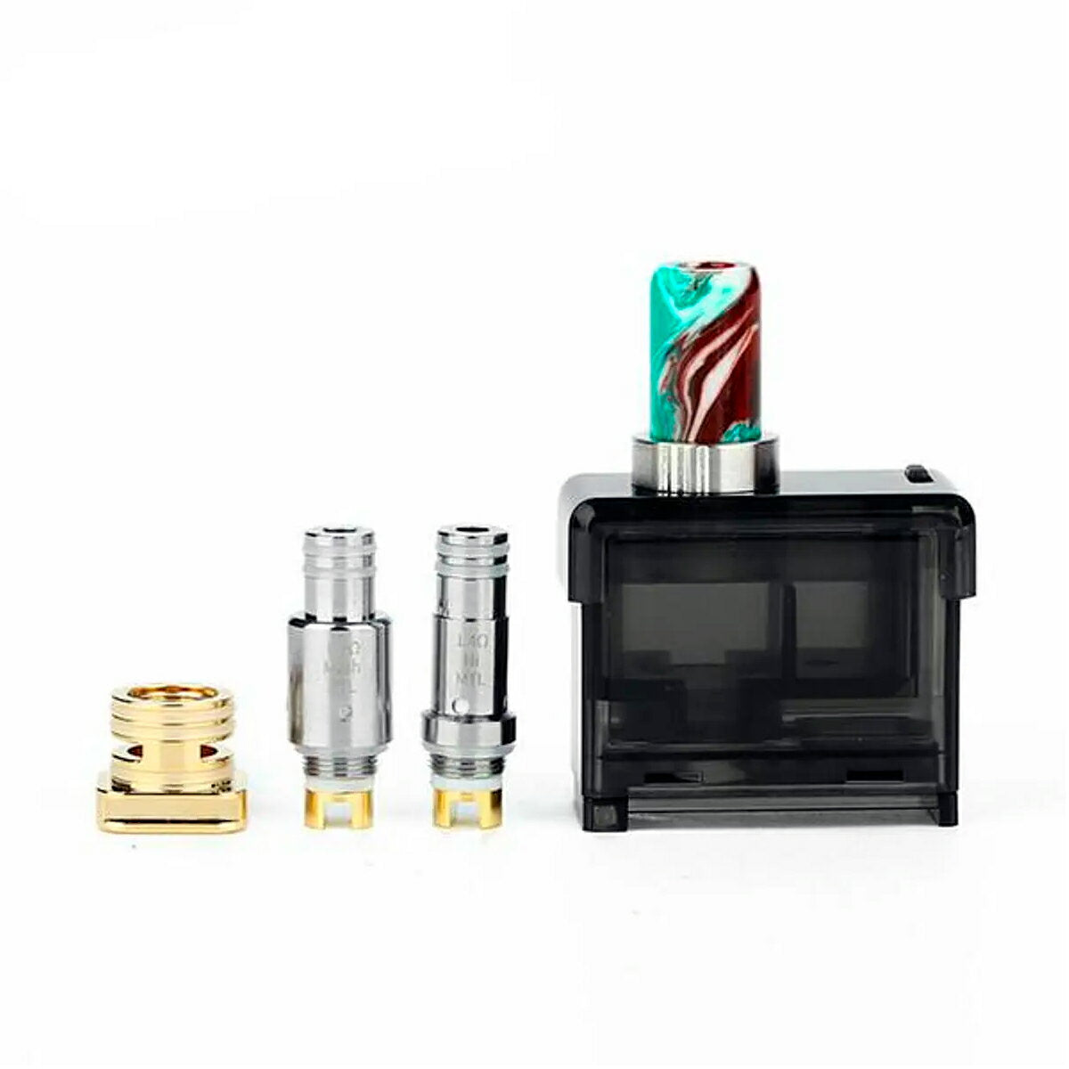 SmoantPasitoポットカートリッジ3ml0.6Ω1.4Ω予備コイル付スモアントパシートポッドメッシュni80電子たばこ電子タバコベイプvapemtldtldlcoil
