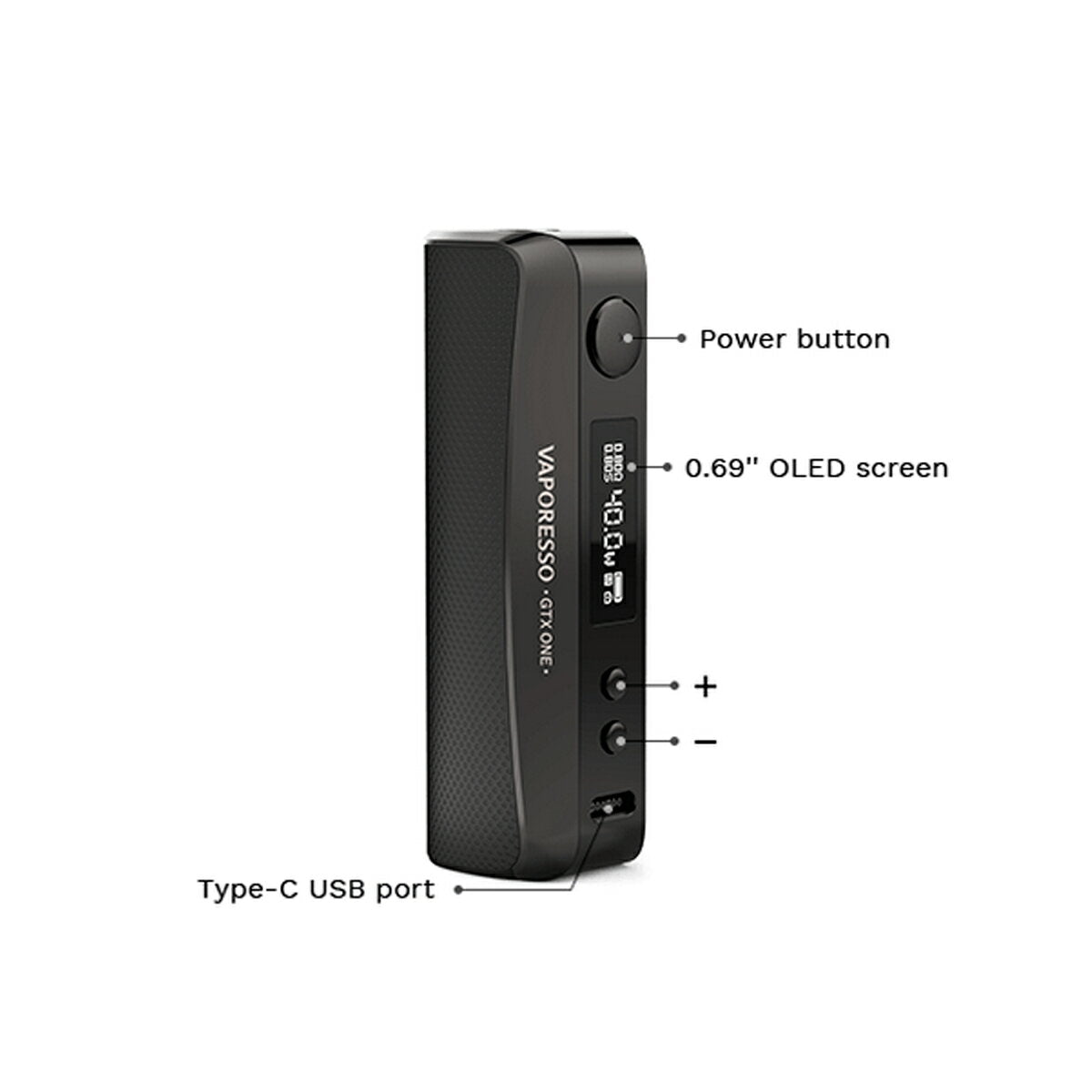 【送料無料あす楽】VaporessoGTXOneMod2000mAh内蔵バッテリーテクニカルモッドベポレッソ電子たばこ電子タバコVape