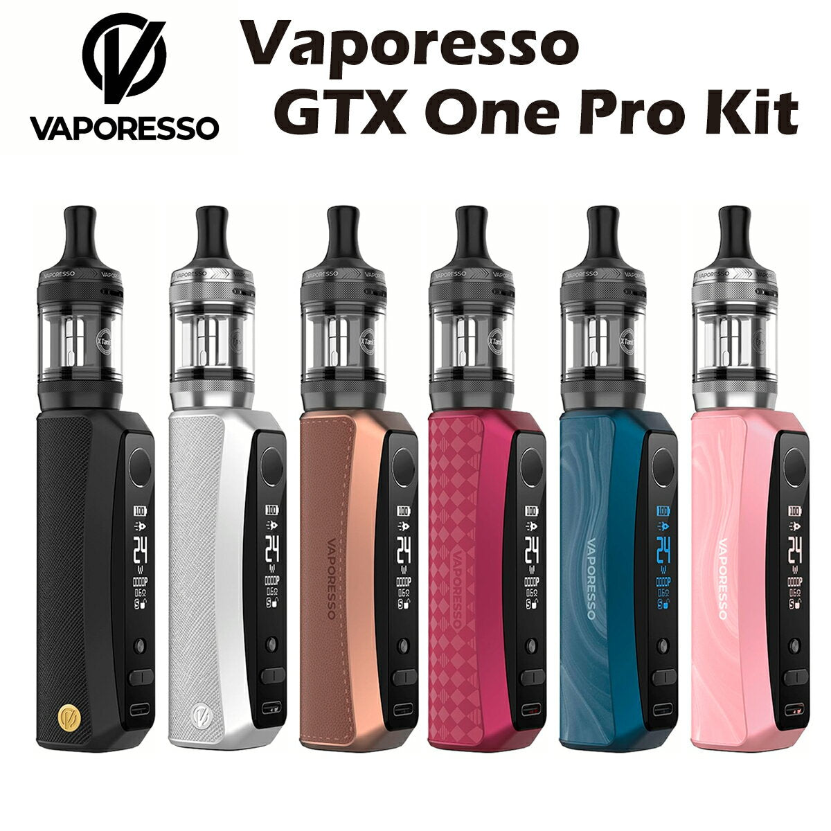 VaporessoGTXOneProKitスターターキット3000mAh3mlベポレッソ電子たばこ電子タバコベイプ本体リキッド超爆煙禁煙ニコチンゼロタールニコチン0水蒸気シーシャ持ち運びmtlrdlvape