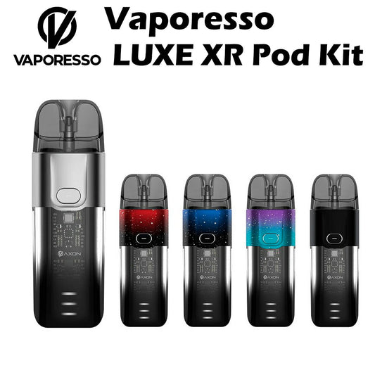 【＼半額／+エントリー&楽天カードでP9倍スーパーSALE】VaporessoLUXEXRPodKit1500mAh5mlポッド型スターターキットベポレッソラグゼエックスアールgtx超爆煙コイル電子タバコベイプ本体リキッドタールニコチン0シーシャmtlvape