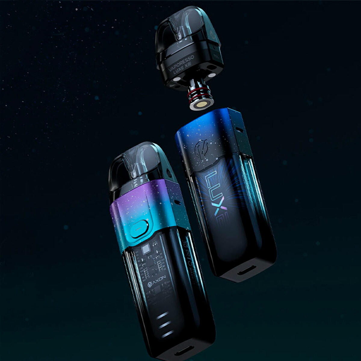 【＼半額／+エントリー&楽天カードでP9倍スーパーSALE】VaporessoLUXEXRPodKit1500mAh5mlポッド型スターターキットベポレッソラグゼエックスアールgtx超爆煙コイル電子タバコベイプ本体リキッドタールニコチン0シーシャmtlvape