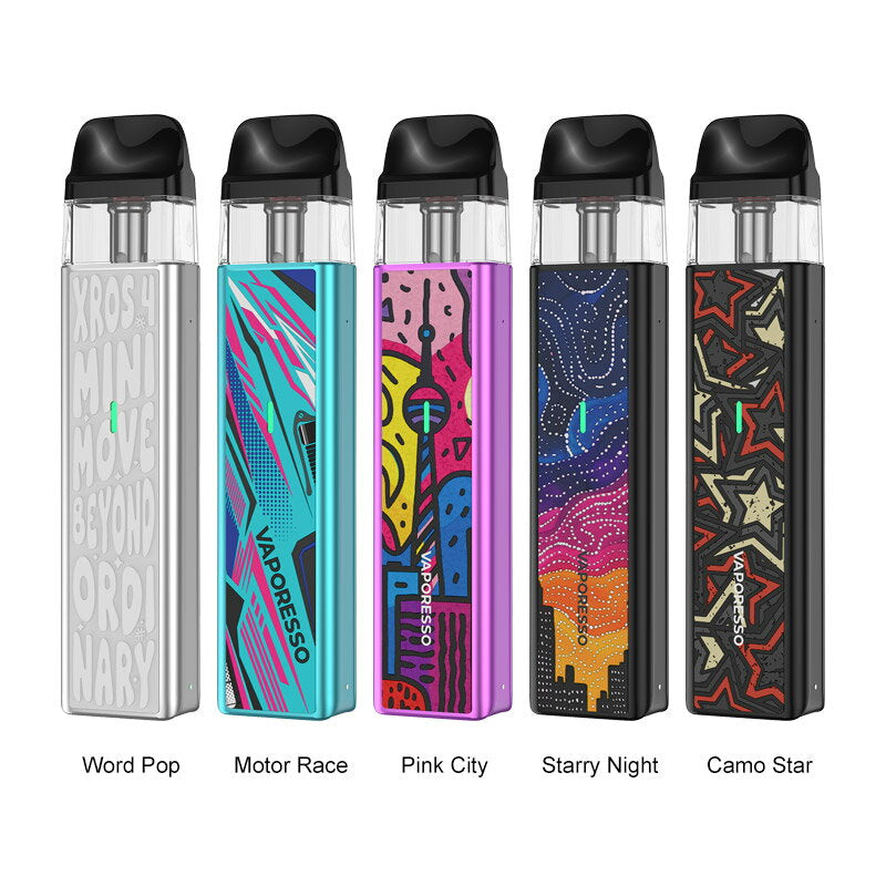 【マラソン期間中P5倍】VaporessoXROS4MiniPodKit1000mAh3mlポッド型スターターキットベポレッソクロスミニ電子タバコベイプ本体リキッドコンパクト小型禁煙ニコチンゼロタールニコチン0シーシャmtlvape