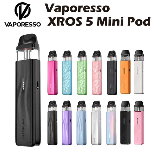 VaporessoXROS5MiniPodKit1500mAh3mlポッド型スターターキットベポレッソクロスミニ電子たばこ電子タバコベイプ本体リキッド爆煙禁煙ニコチンゼロタールニコチン0水蒸気電子シーシャ持ち運びおすすめmtldlvape