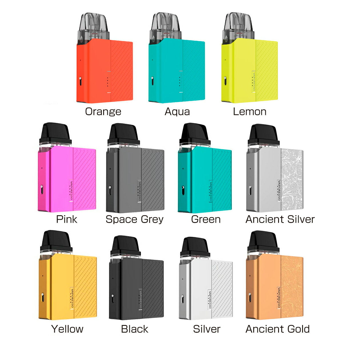 VaporessoXROSNanoPodKit1000mAh2mlポッド型スターターキットベポレッソクロスミニ電子たばこ電子タバコベイプ本体リキッド爆煙禁煙ニコチンゼロタールニコチン0水蒸気電子シーシャ持ち運びおすすめmtlvape