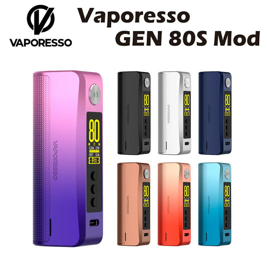 VaporessoGEN80SModモッドバッテリーベポレッソ510規格80W18650type-cAXONチップ小型電子たばこ電子タバコ超爆煙ベイプ本体ヴェポライザーアトマイザーvape正規品
