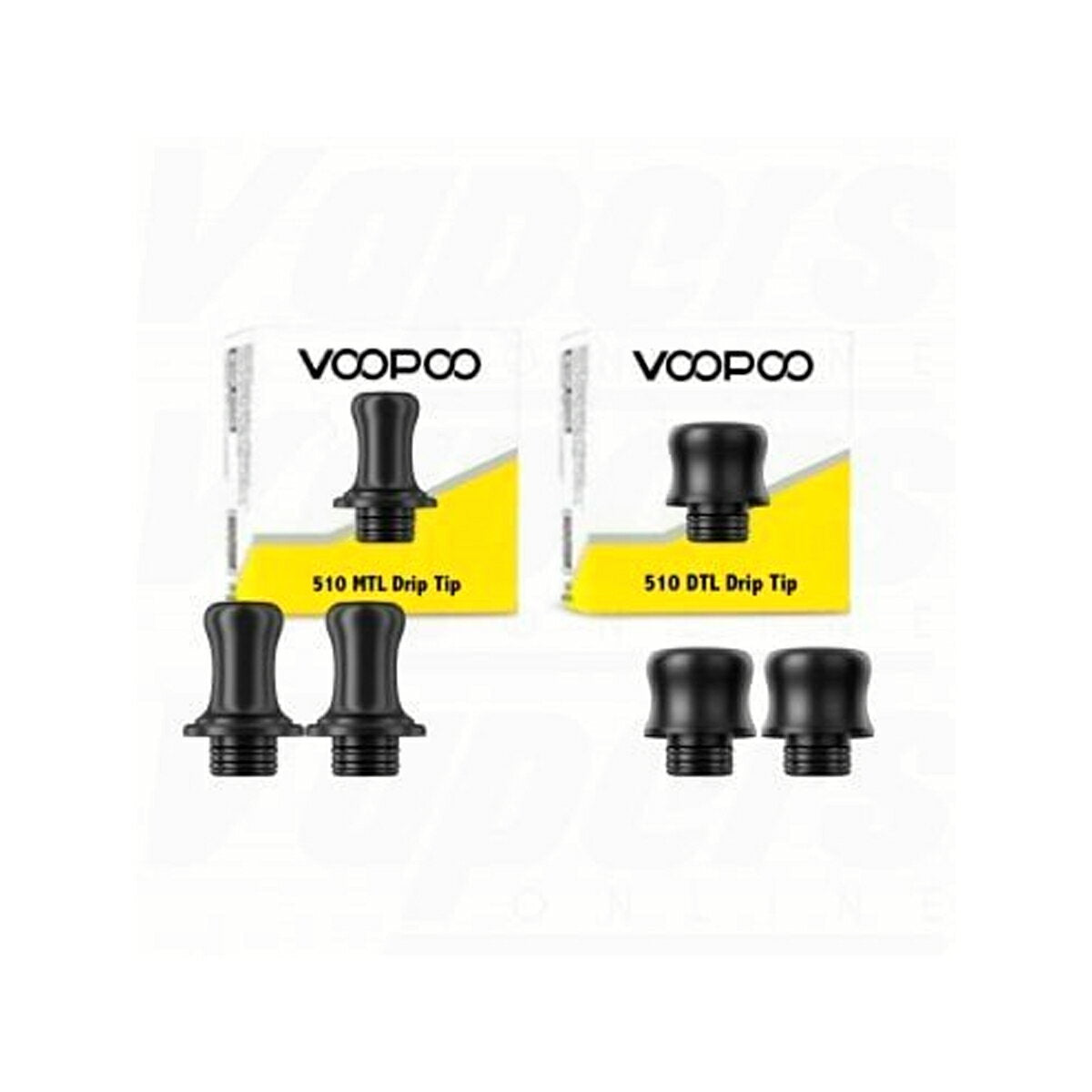 VooPooPnPX510ドリップチップ2個セットMTL/DTLブープー純正dripchip電子タバコ電子たばこVape