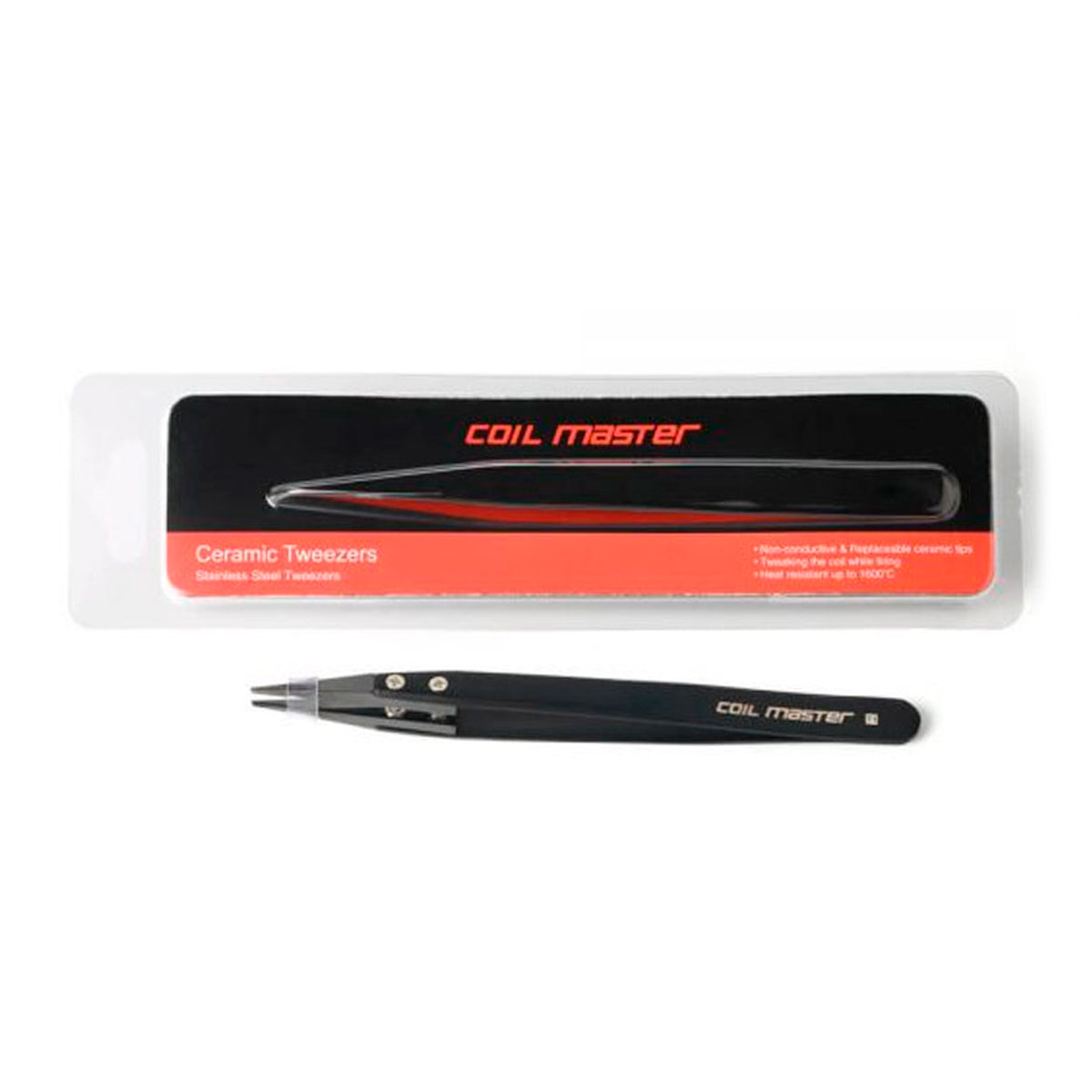 Coil Master Ceramic Tweezers コイルマスター セラミックピンセット ツイーザー コイルビルド ツール 電子たばこ 電子タバコ vape