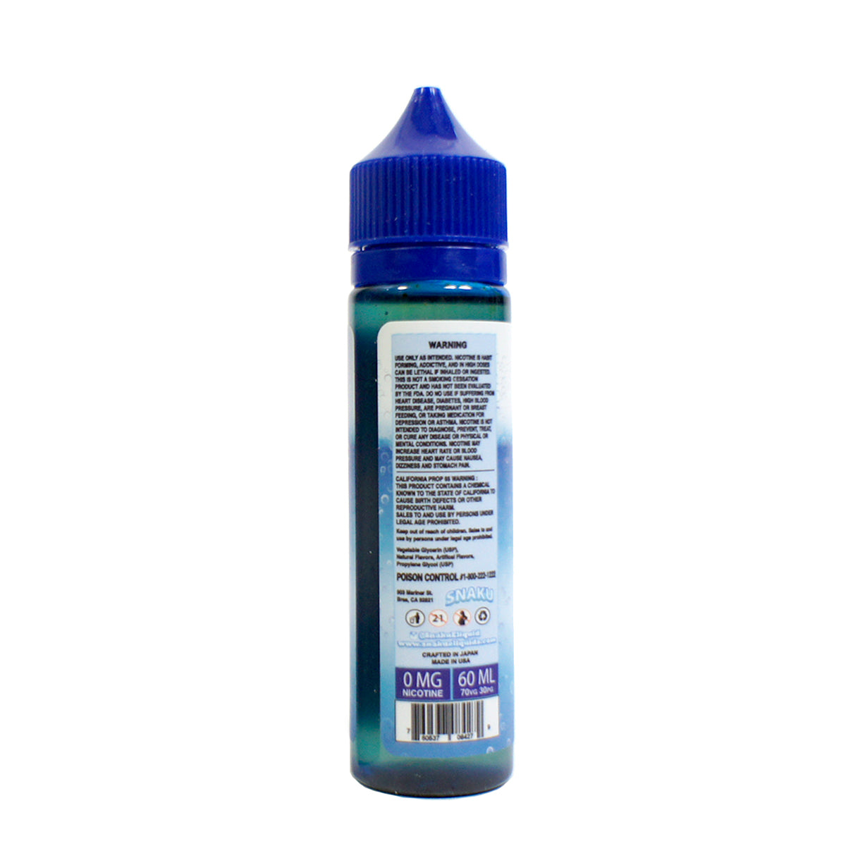 Snaku / Ramune Blueberry Fizz 60ml アメリカ産 リキッド スナック スナク ラムネ ブルーベリー フィズ 電子タバコ 電子たばこ vape