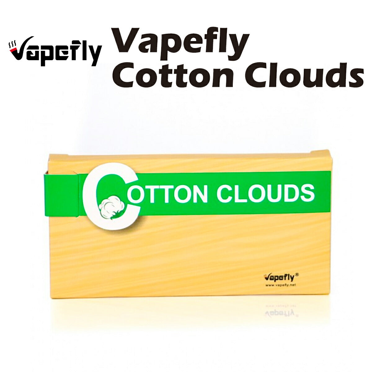 Vapefly Cotton Clouds ベイプフライ コットン クラウド オーガニックコットン アトマイザー ビルド コイル作成 電子タバコ 電子たばこ vape